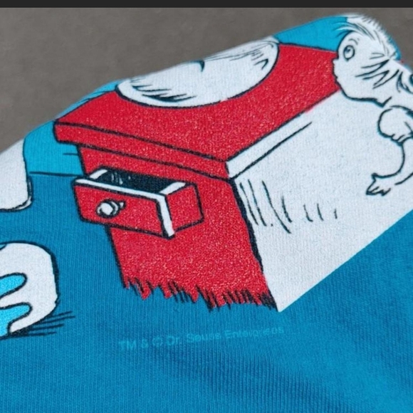 ​Vtg 2000s Universal Studios Dr Seuss Double Sided Print T-Shirt Large - Picture 5 of 8